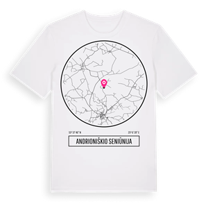 Andrioniškio seniūnija t-shirt – ekologisk bomull t-shirt från Pinshirt