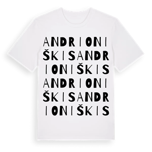Andrioniškis ordlek t-shirt – ekologisk bomull t-shirt från Pinshirt