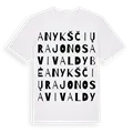 Anykščių rajono savivaldybė ordlek t-shirt