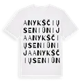 Anykščių seniūnija ordlek t-shirt
