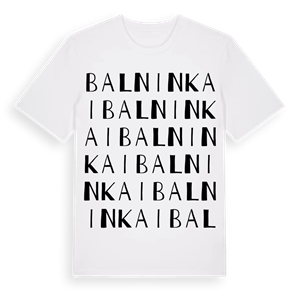 Balninkai ordlek t-shirt – ekologisk bomull t-shirt från Pinshirt