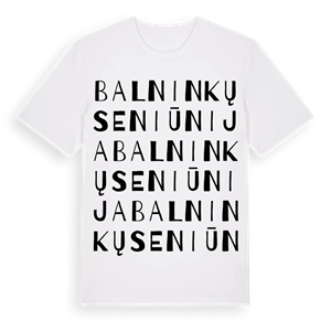 Balninkų seniūnija ordlek t-shirt – ekologisk bomull t-shirt från Pinshirt