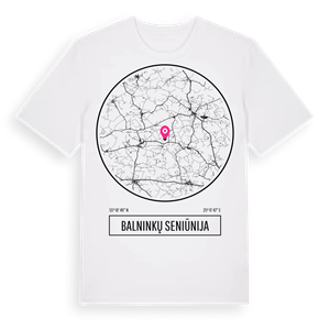 Balninkų seniūnija t-shirt – ekologisk bomull t-shirt från Pinshirt
