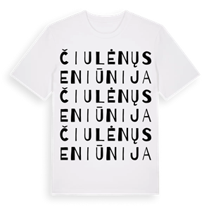 Čiulėnų seniūnija ordlek t-shirt – ekologisk bomull t-shirt från Pinshirt