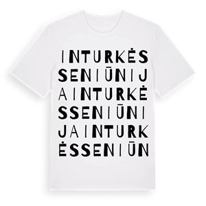 Inturkės seniūnija ordlek t-shirt – ekologisk bomull t-shirt från Pinshirt