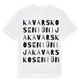 Kavarsko seniūnija ordlek t-shirt
