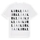 Kurkliai ordlek t-shirt