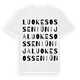 Luokesos seniūnija ordlek t-shirt