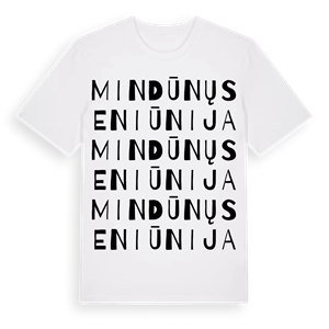 Mindūnų seniūnija ordlek t-shirt – ekologisk bomull t-shirt från Pinshirt