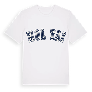 Molėtai college t-shirt – ekologisk bomull t-shirt från Pinshirt