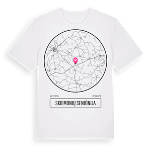 Skiemonių seniūnija t-shirt – ekologisk bomull t-shirt från Pinshirt