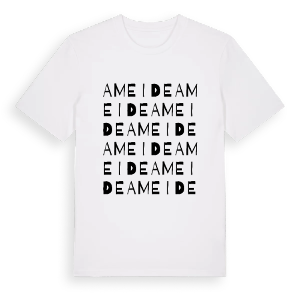 Ameide ordlek t-shirt – ekologisk bomull t-shirt från Pinshirt