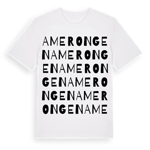 Amerongen ordlek t-shirt – ekologisk bomull t-shirt från Pinshirt
