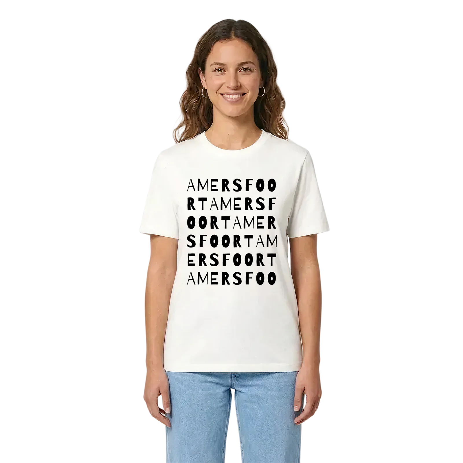 Amersfoort ordlek t-shirt – White, i miljö
