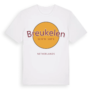 Breukelen cirkel t-shirt – ekologisk bomull t-shirt från Pinshirt