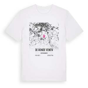De Ronde Venen karta t-shirt – ekologisk bomull t-shirt från Pinshirt