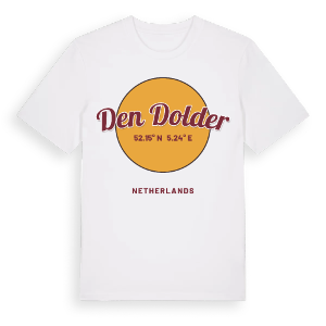Den Dolder cirkel t-shirt – ekologisk bomull t-shirt från Pinshirt