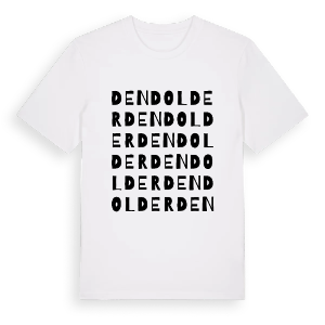 Den Dolder ordlek t-shirt – ekologisk bomull t-shirt från Pinshirt