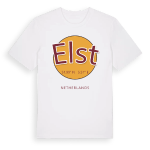 Elst cirkel t-shirt – ekologisk bomull t-shirt från Pinshirt