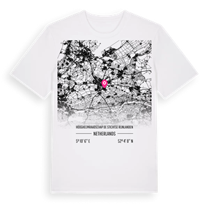 Hoogheemraadschap De Stichtse Rijnlanden karta t-shirt – ekologisk bomull t-shirt från Pinshirt