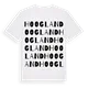 Hoogland ordlek t-shirt