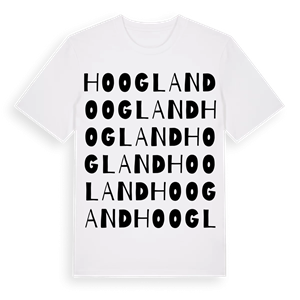 Hoogland ordlek t-shirt – ekologisk bomull t-shirt från Pinshirt