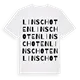 Linschoten ordlek t-shirt