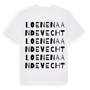 Loenen aan de Vecht ordlek t-shirt – ekologisk bomull t-shirt från Pinshirt