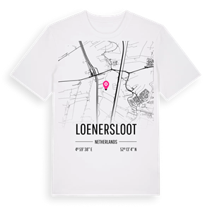 Loenersloot karta t-shirt – ekologisk bomull t-shirt från Pinshirt
