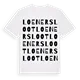 Loenersloot ordlek t-shirt