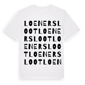 Loenersloot ordlek t-shirt – ekologisk bomull t-shirt från Pinshirt