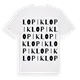 Lopik ordlek t-shirt