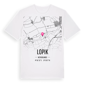 Lopik karta t-shirt – ekologisk bomull t-shirt från Pinshirt