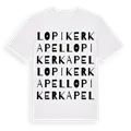 Lopikerkapel ordlek t-shirt