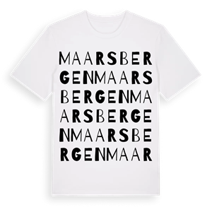 Maarsbergen ordlek t-shirt – ekologisk bomull t-shirt från Pinshirt