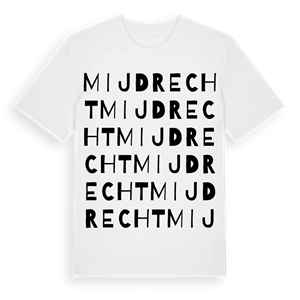 Mijdrecht ordlek t-shirt – ekologisk bomull t-shirt från Pinshirt