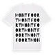 Montfoort ordlek t-shirt