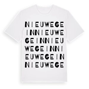 Nieuwegein ordlek t-shirt – ekologisk bomull t-shirt från Pinshirt