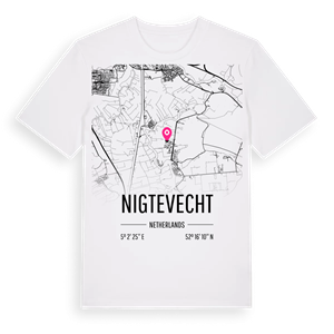 Nigtevecht karta t-shirt – ekologisk bomull t-shirt från Pinshirt