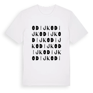Odijk ordlek t-shirt – ekologisk bomull t-shirt från Pinshirt