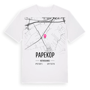 Papekop karta t-shirt – ekologisk bomull t-shirt från Pinshirt