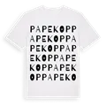 Papekop ordlek t-shirt