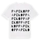 Papekop ordlek t-shirt