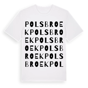 Polsbroek ordlek t-shirt – ekologisk bomull t-shirt från Pinshirt