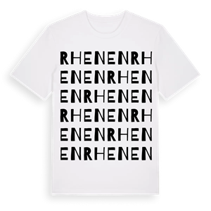 Rhenen ordlek t-shirt – ekologisk bomull t-shirt från Pinshirt