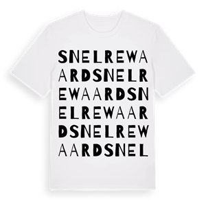 Snelrewaard ordlek t-shirt – ekologisk bomull t-shirt från Pinshirt