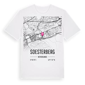 Soesterberg karta t-shirt – ekologisk bomull t-shirt från Pinshirt