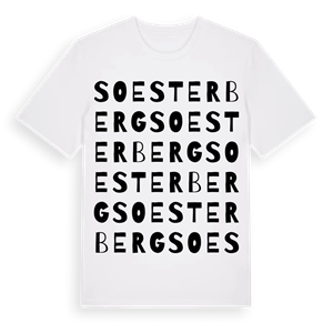 Soesterberg ordlek t-shirt – ekologisk bomull t-shirt från Pinshirt