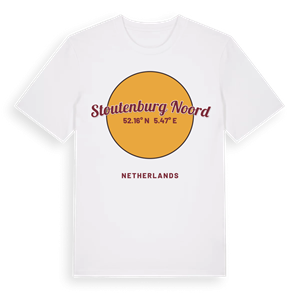 Stoutenburg Noord cirkel t-shirt – ekologisk bomull t-shirt från Pinshirt