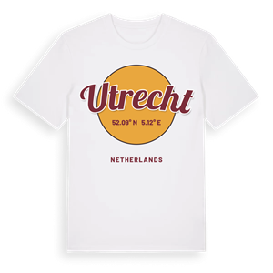 Utrecht cirkel t-shirt – ekologisk bomull t-shirt från Pinshirt